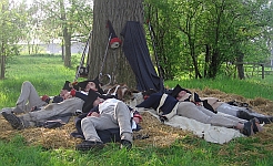 Well-deserved rest.