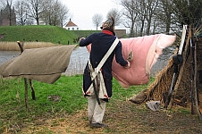 Deckentrocknen.